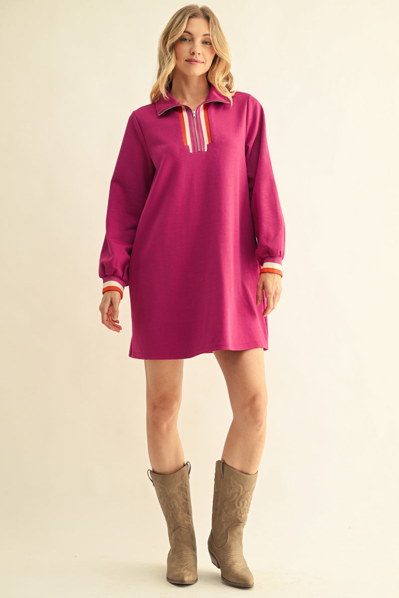 Marceline Dress - Magenta