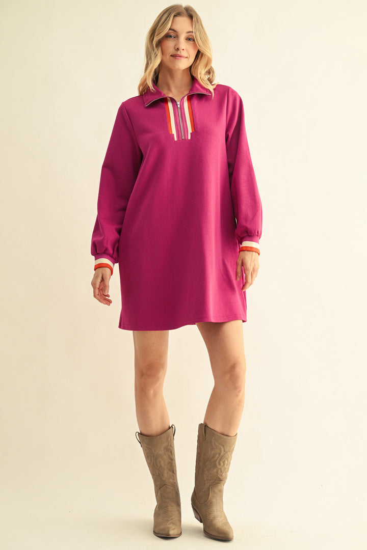 Marceline Dress - Magenta