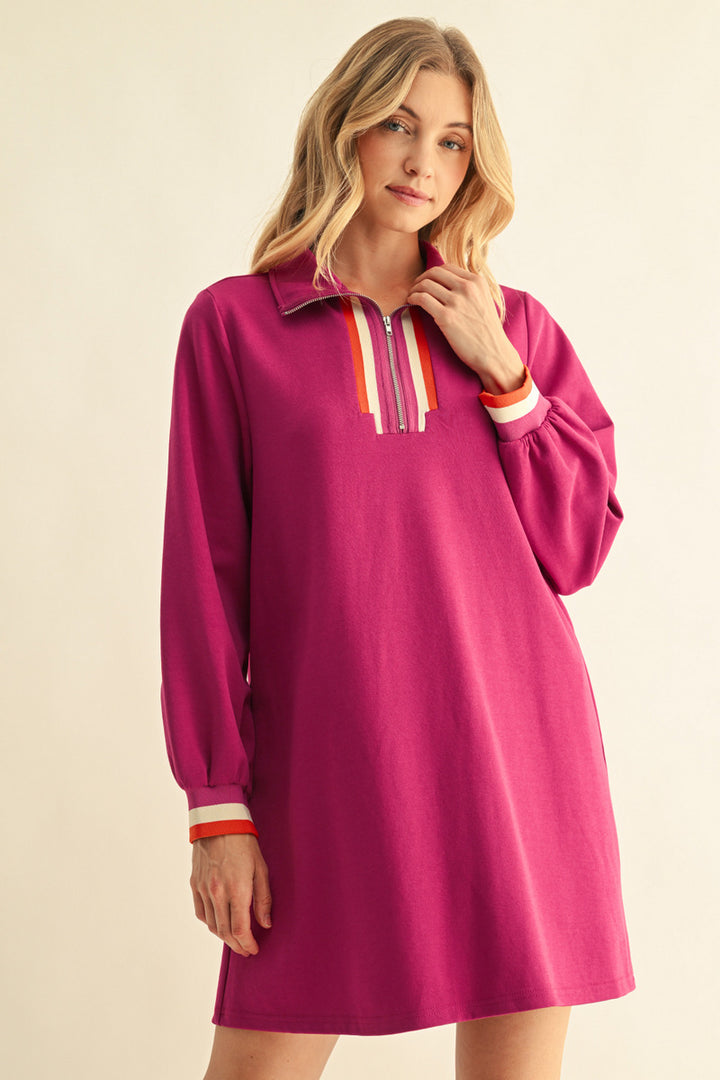 Marceline Dress - Magenta