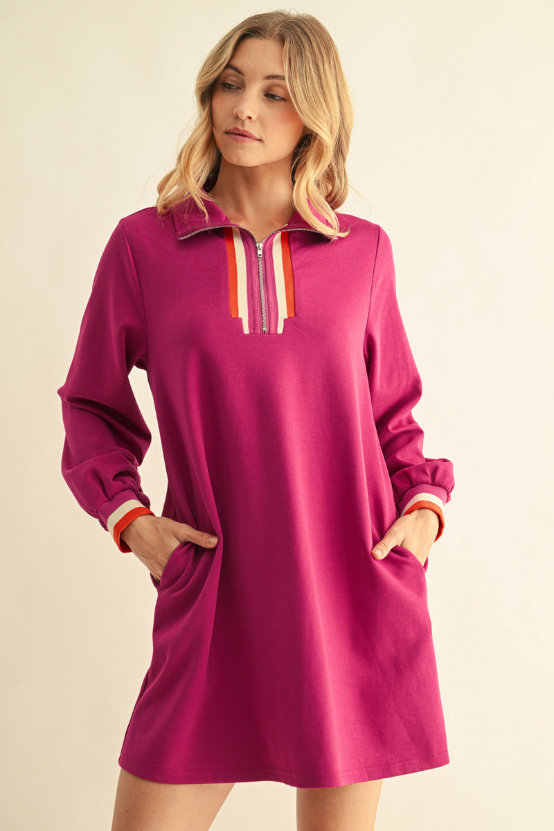 Marceline Dress - Magenta