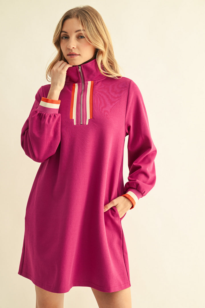 Marceline Dress - Magenta