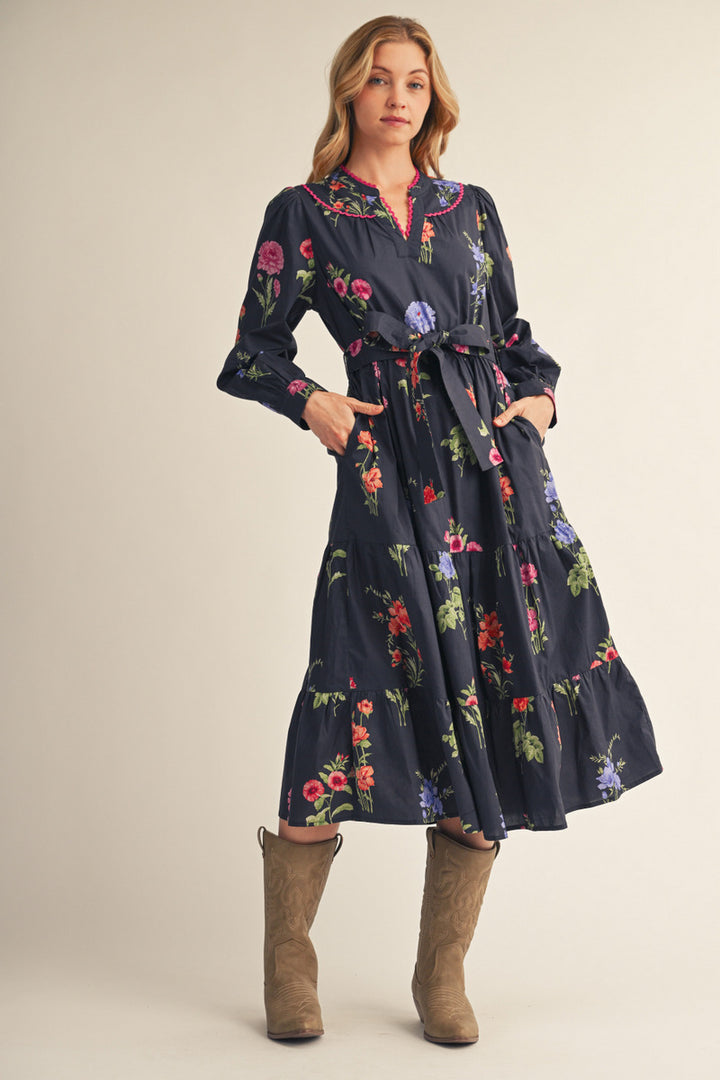 Della Dress - Navy