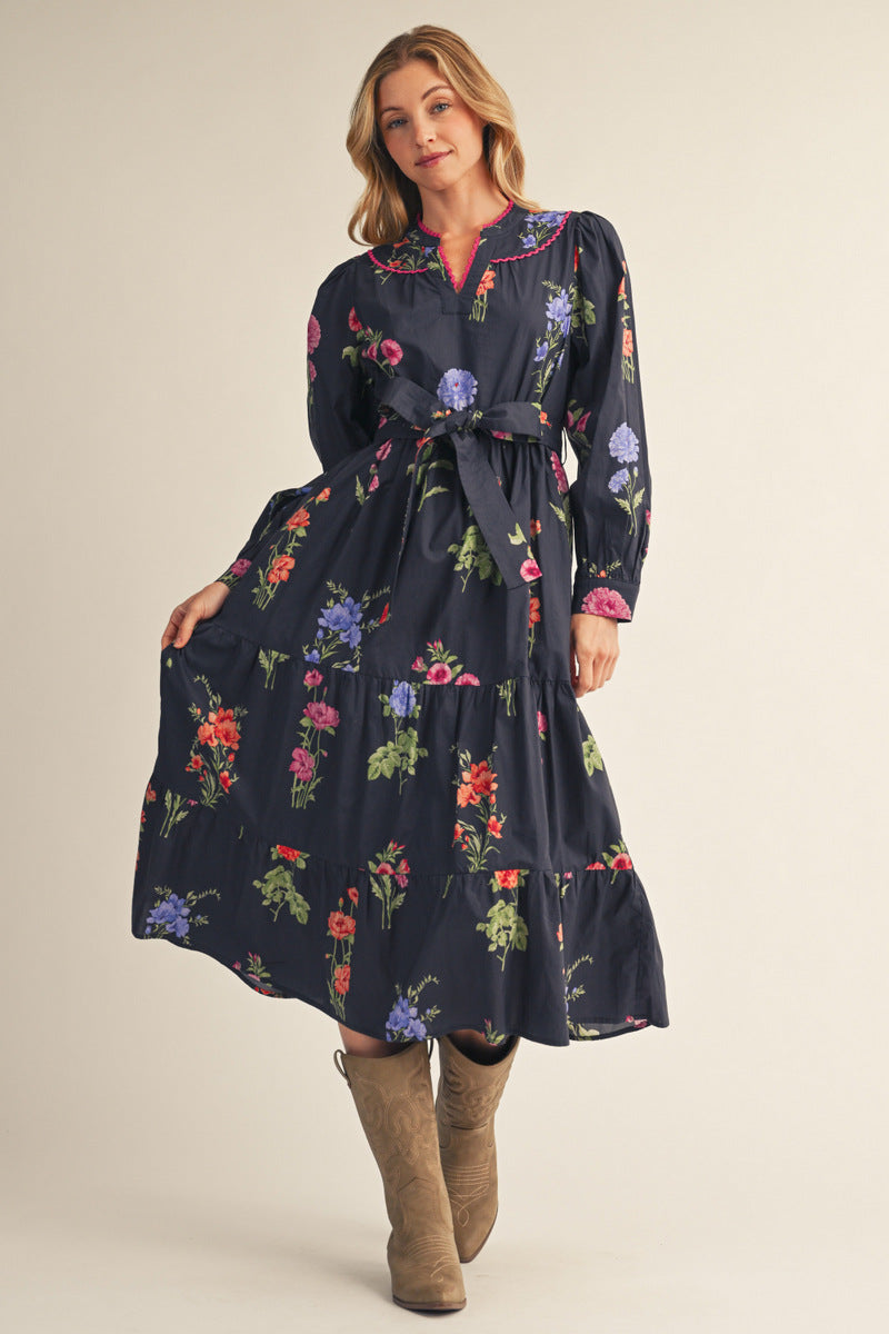 Della Dress - Navy