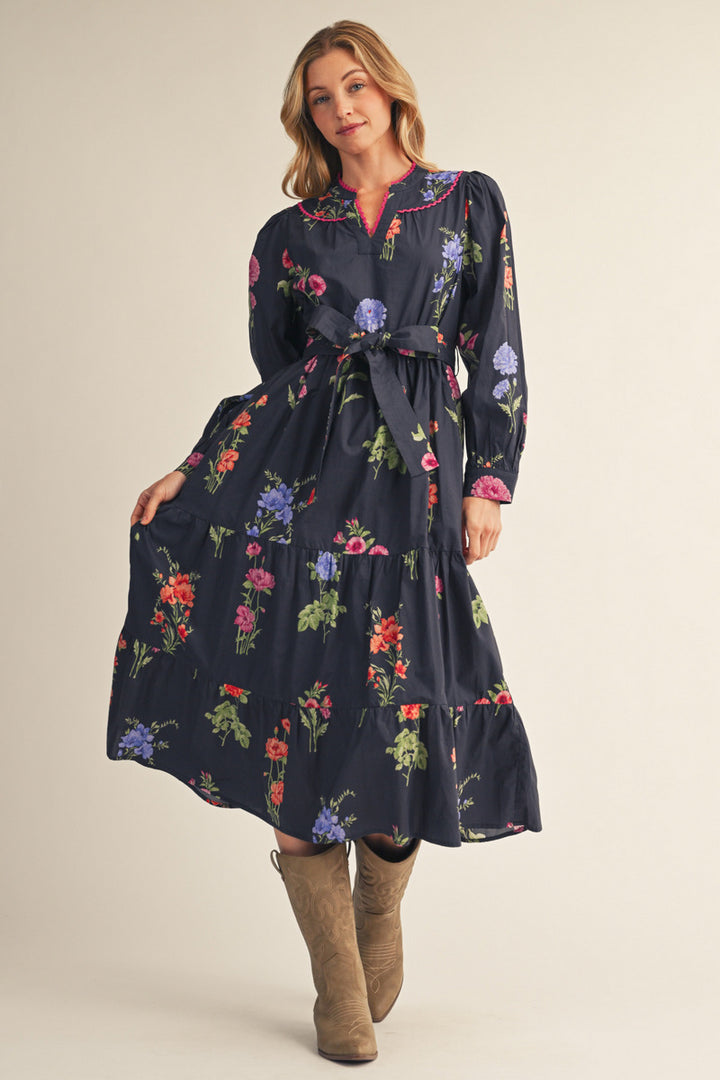 Della Dress - Navy