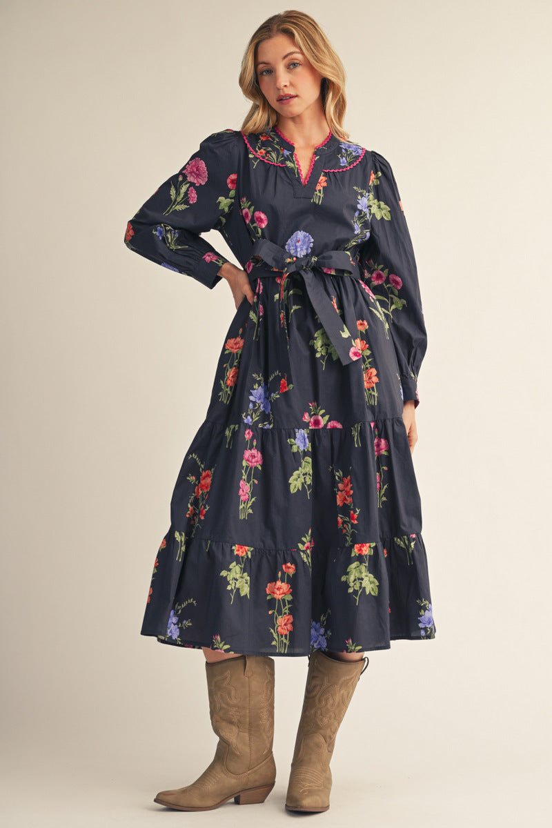 Della Dress - Navy