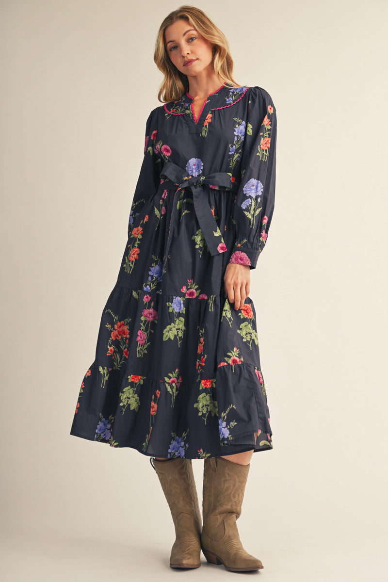 Della Dress - Navy