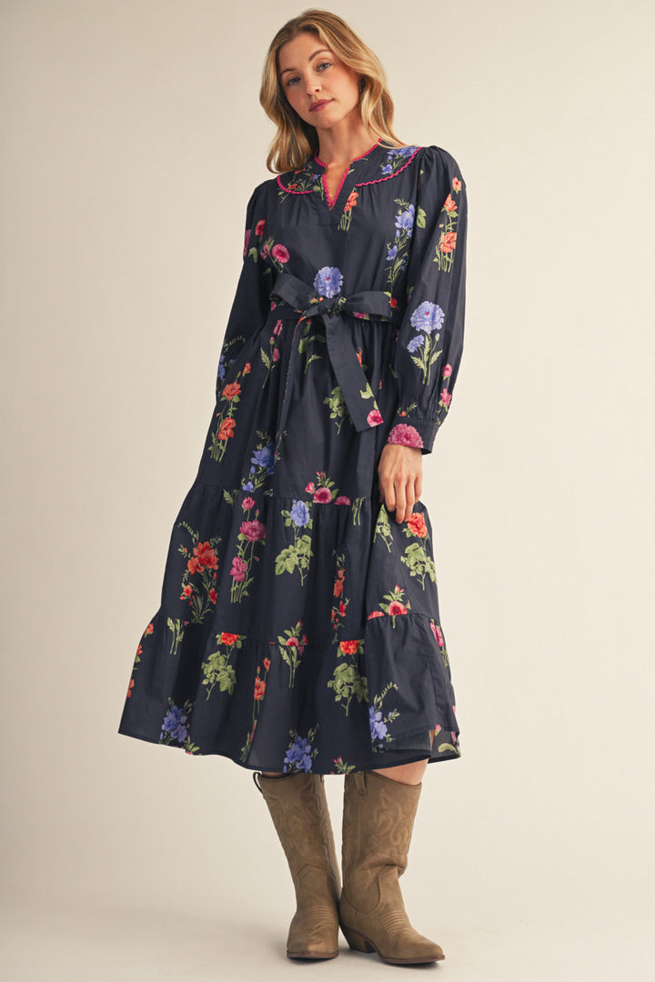Della Dress - Navy