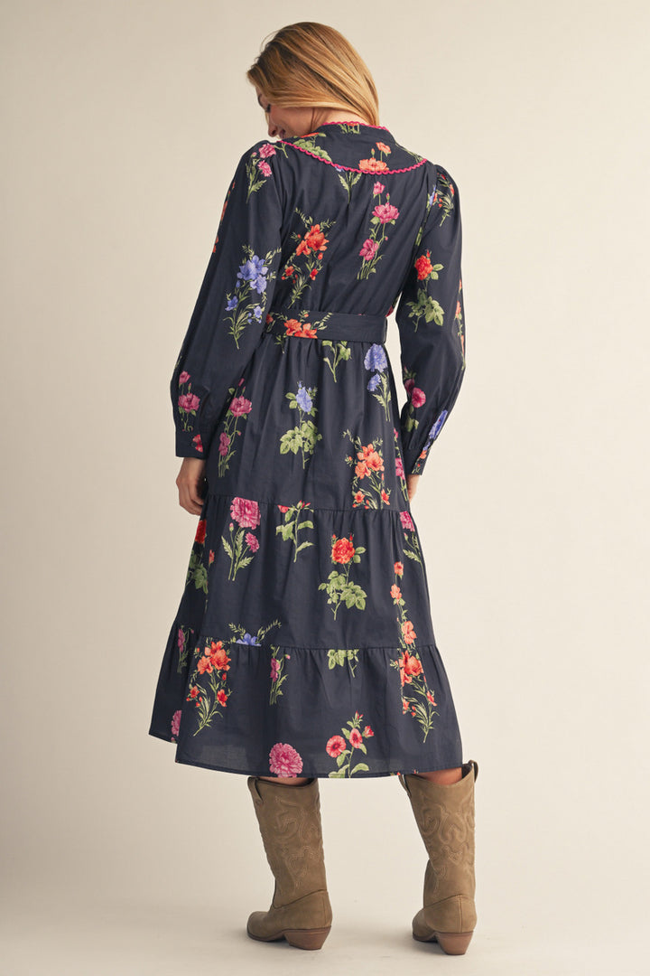 Della Dress - Navy