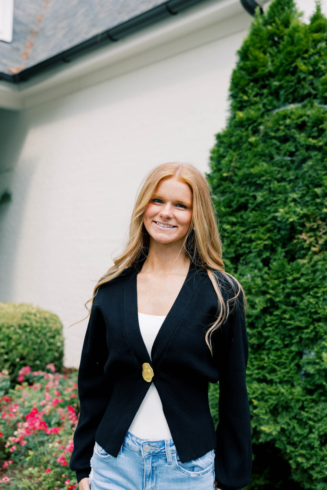 Golden Accent Cardigan