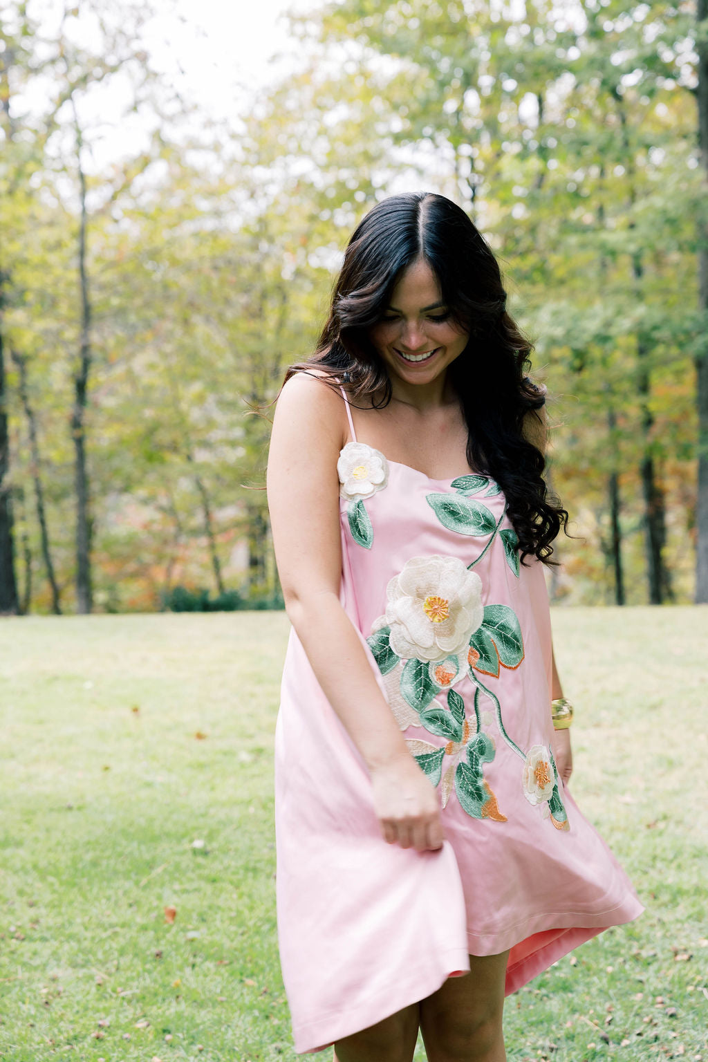 Magnolia Embroidered Dress