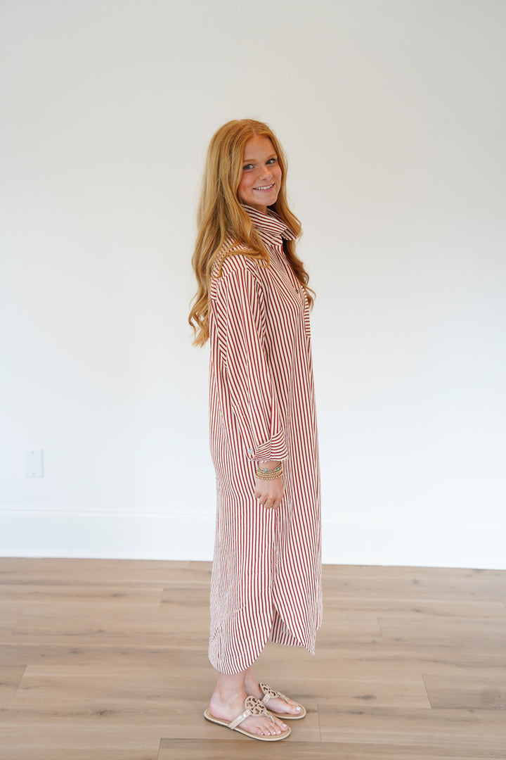 Sunday Stroll Shirt Dress
