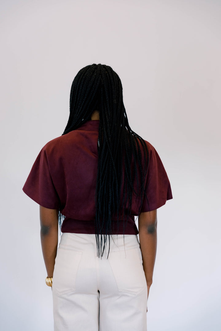Ines Suede Top