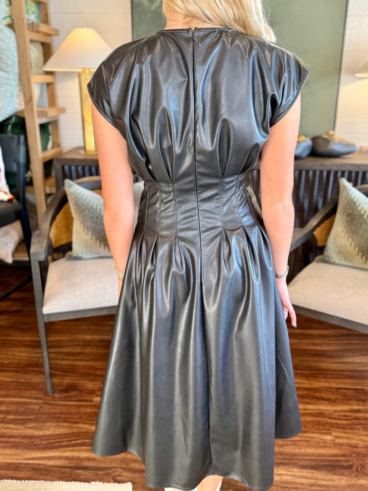 Libby Leather Dress