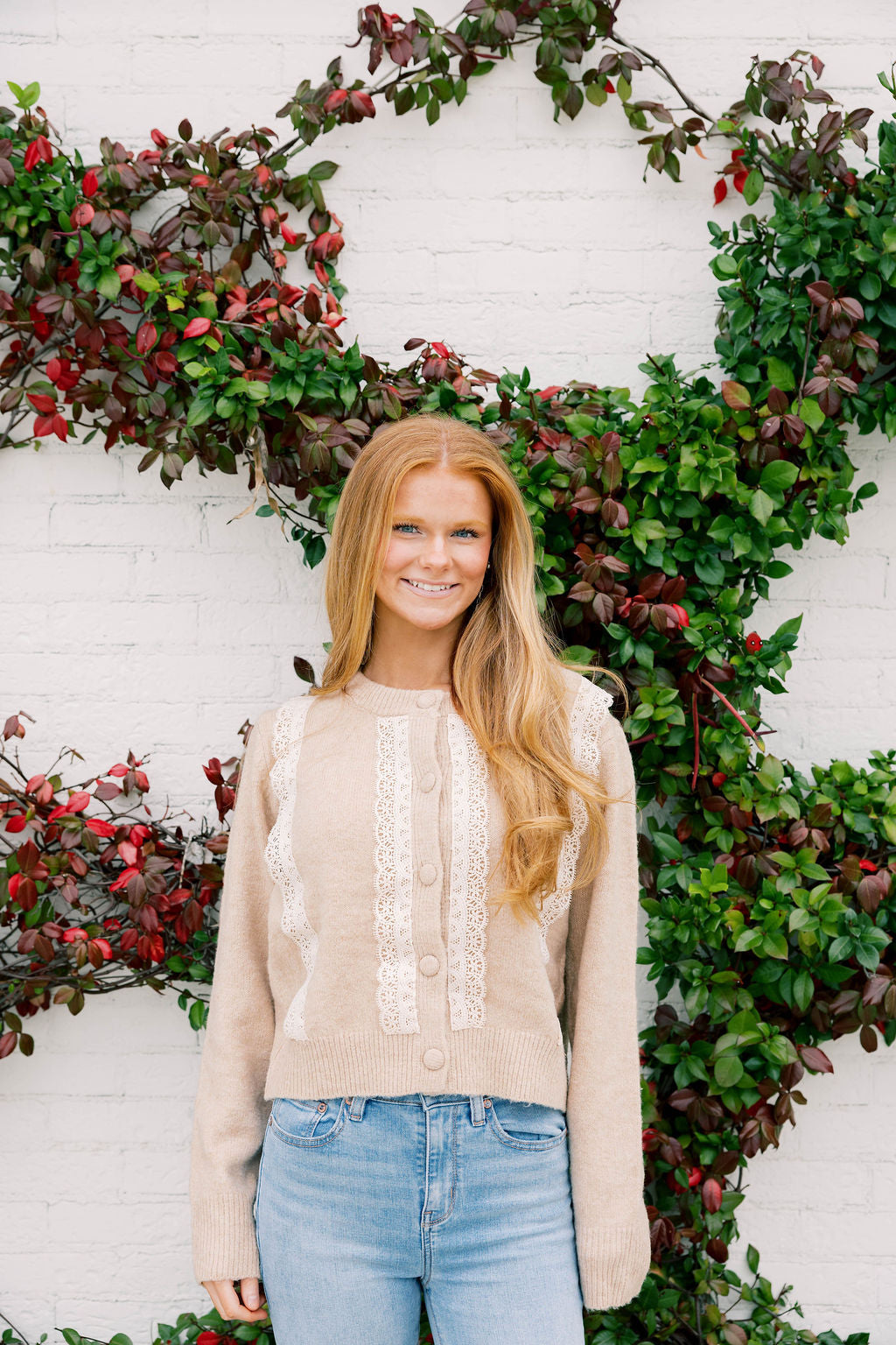 Laced Detail Cardigan