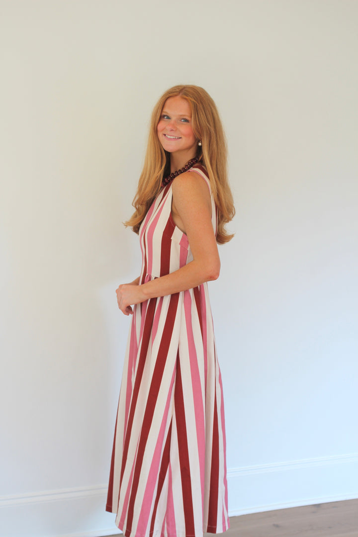 30A Stripe Midi Dress
