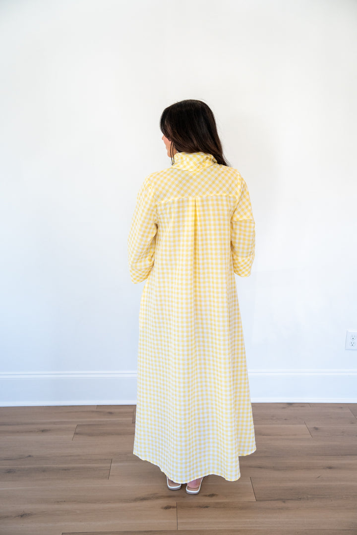 Lemon Picnic Dress