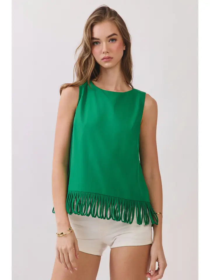 Farah Fringe Top