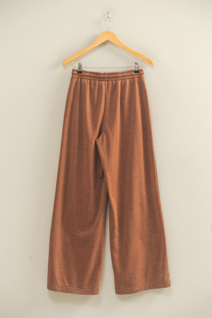 Collared V-Neck Set