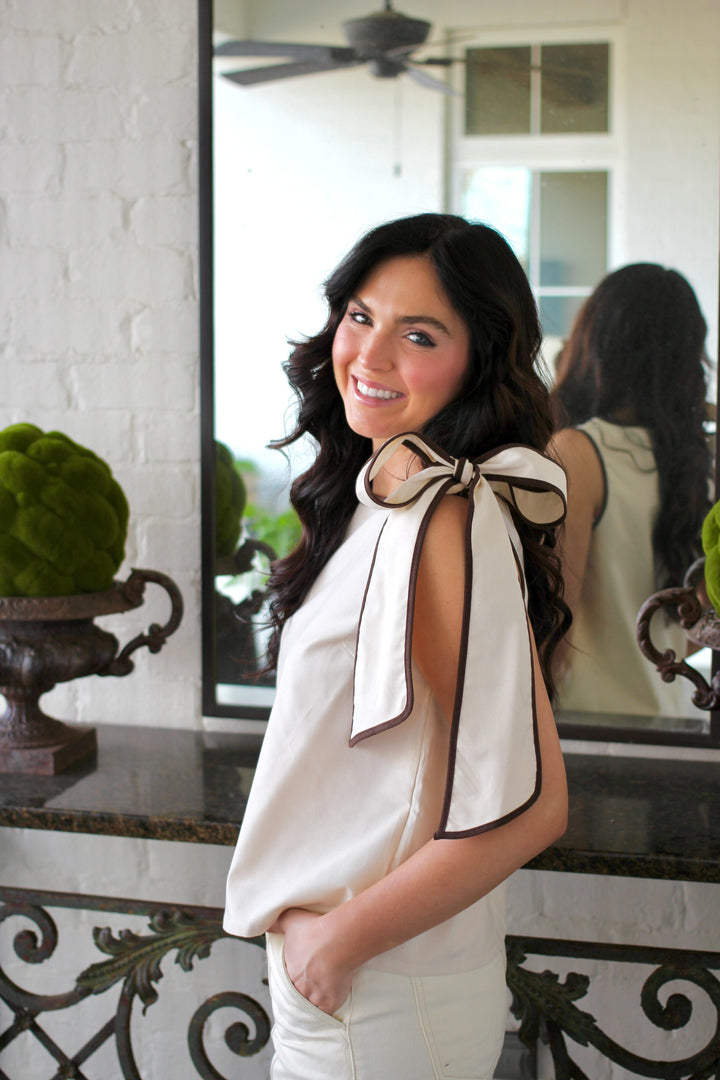 Shoulder Bow Top