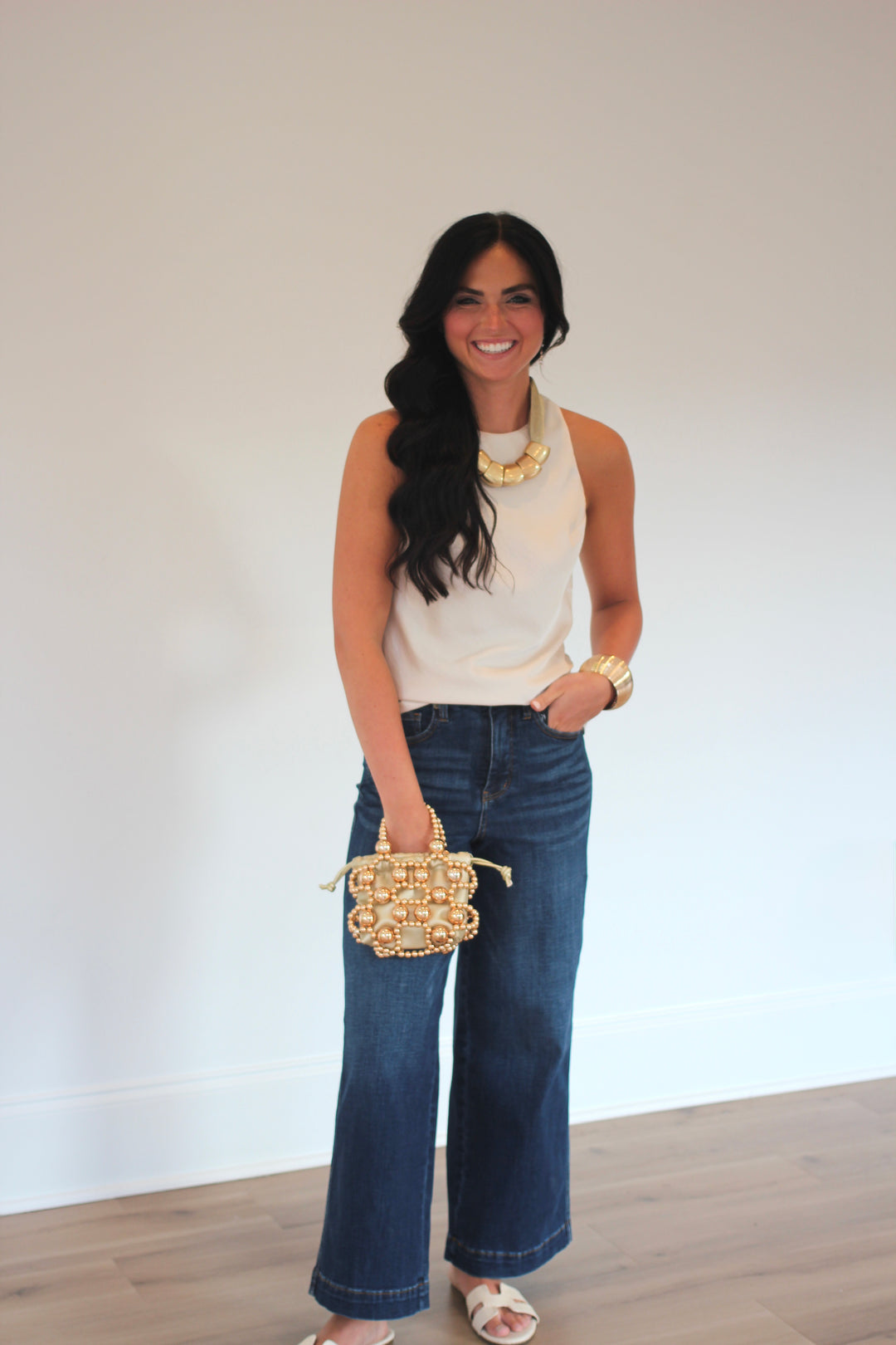 Claudia Ankle Wide Jeans
