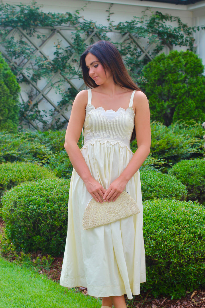 Sunshine &amp; Lace Midi Dress
