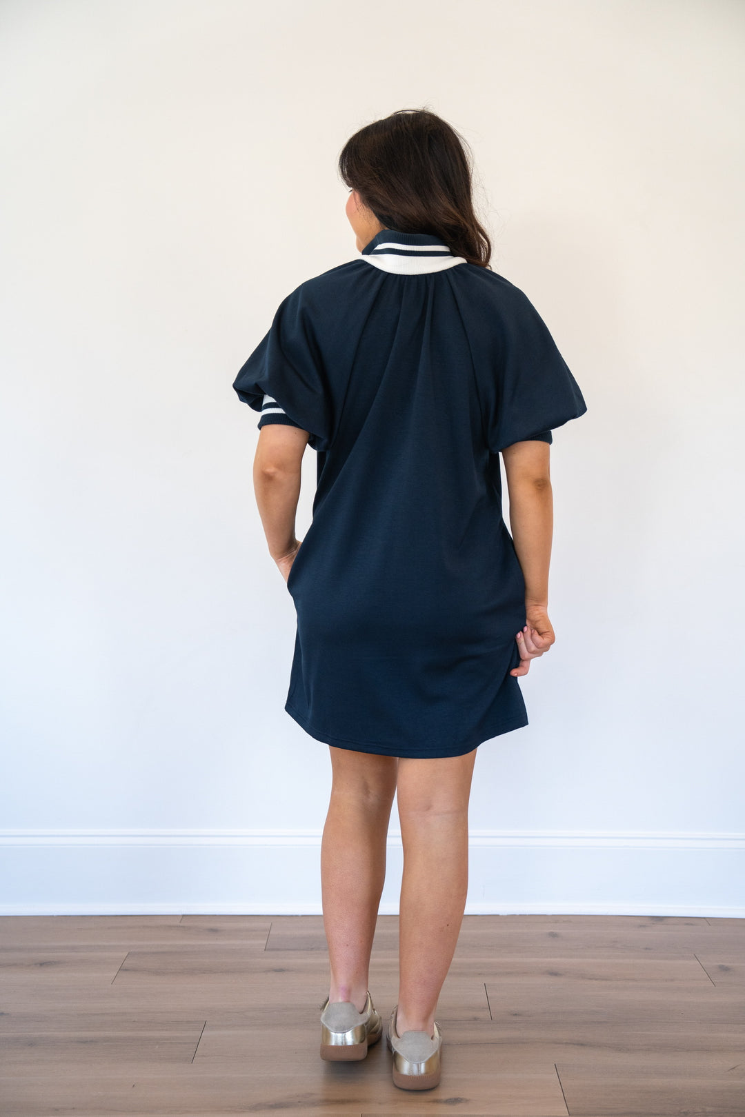 Nautical Throw On And Go Dress