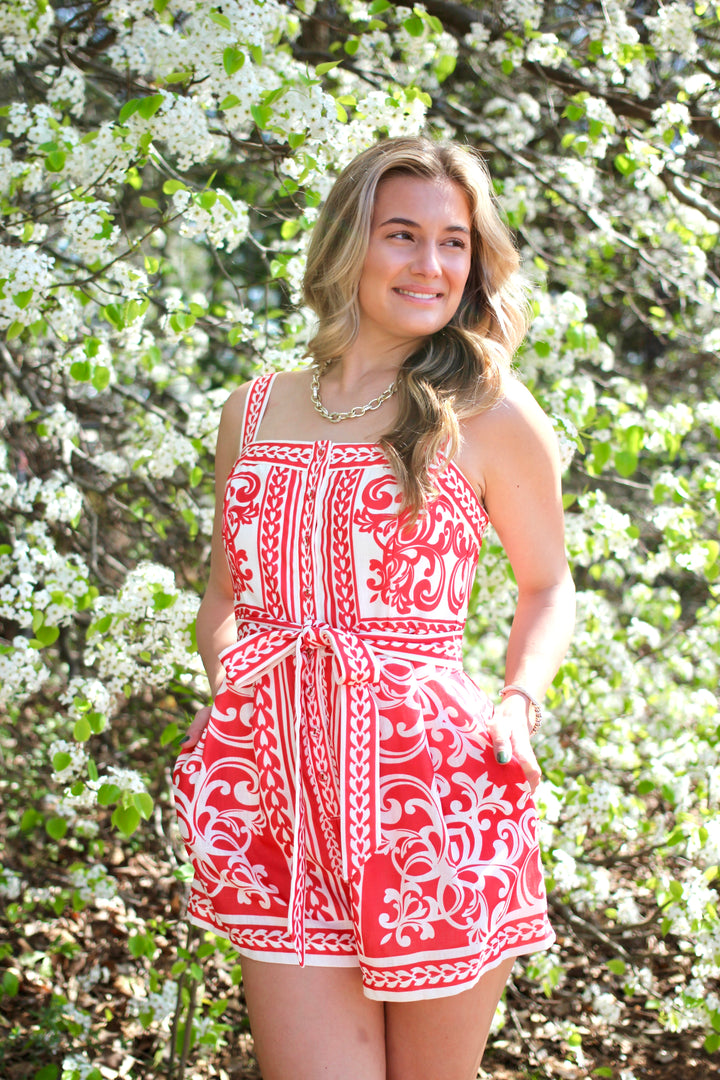 Ruby Red Romper