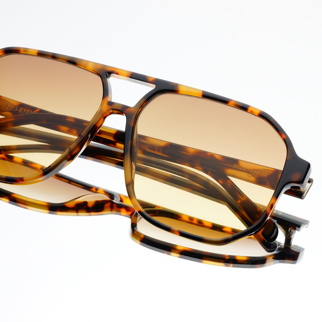 Billie Aviator Sunglasses - Tortoise/Brown