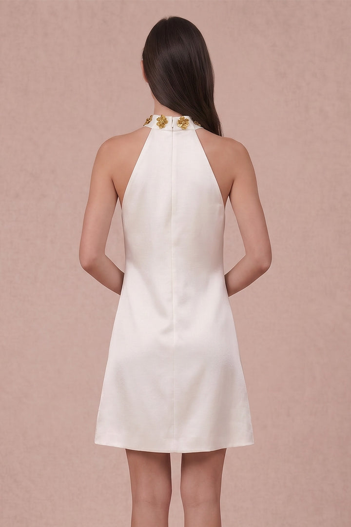Tenley Dress in Ecru