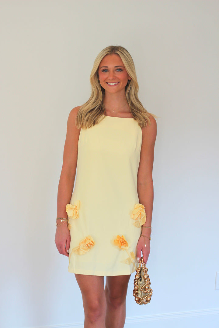 Clover Bloom Mini Dress