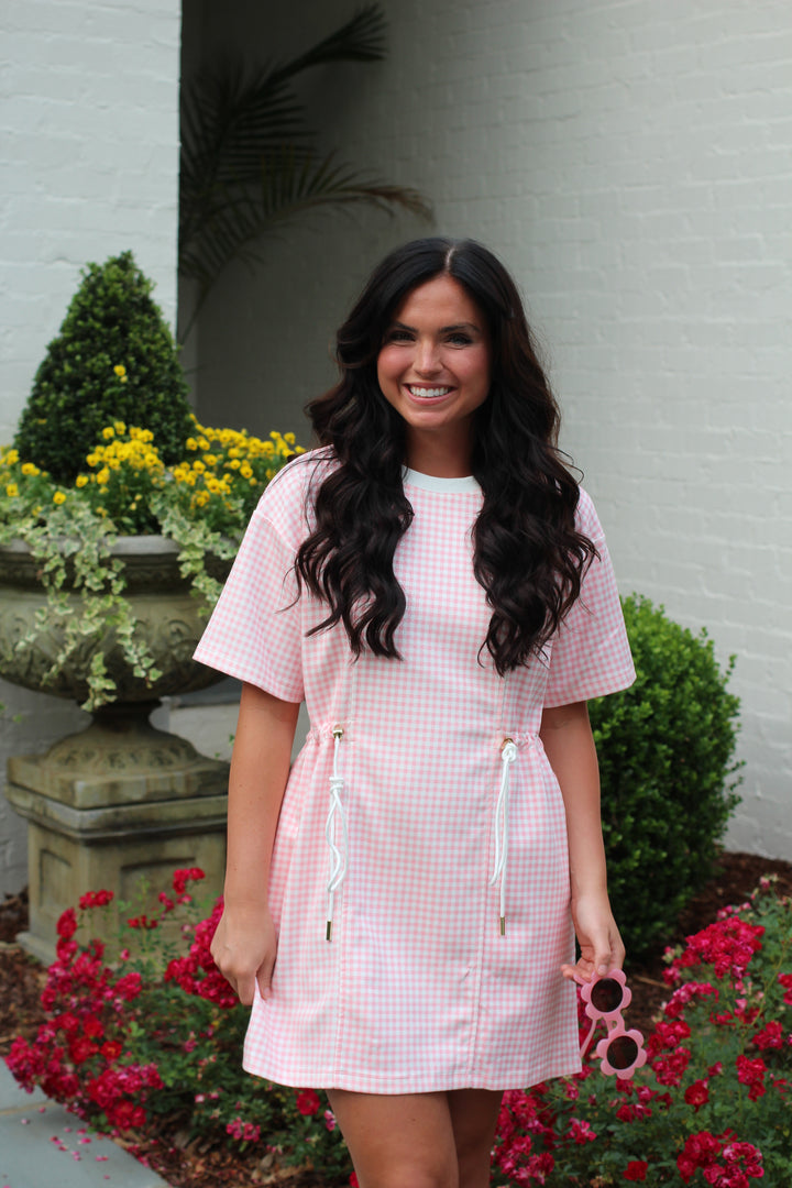 Gingham Athleisure Dress