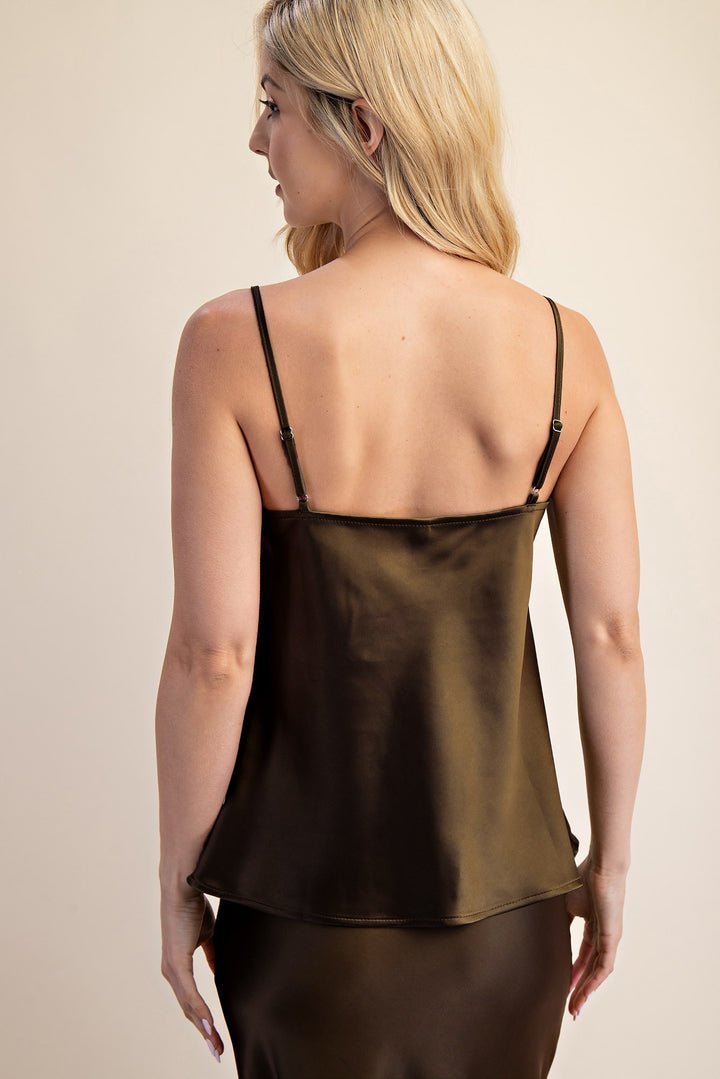 Rhea Cami - Brown