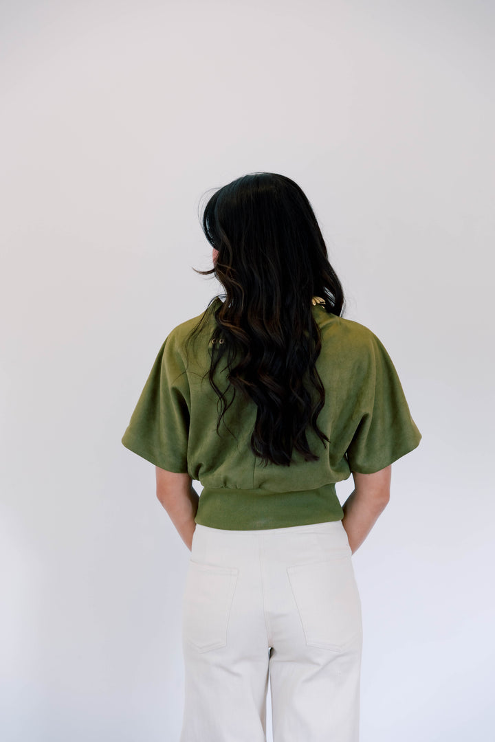 Ines Suede Top