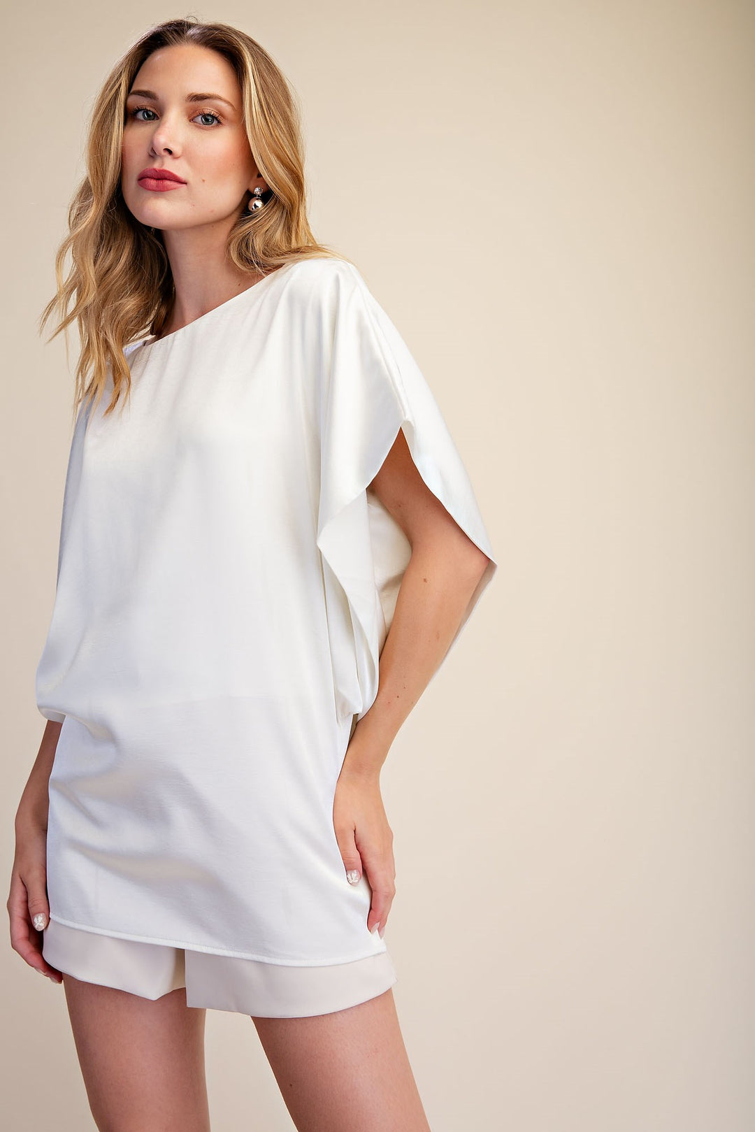 Allegra Top in off white — view 1