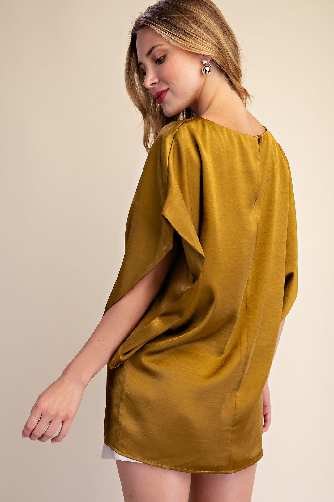 Allegra Top in mustard — view 4