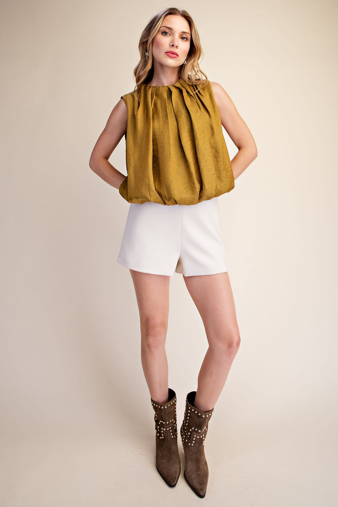 Kinsley Top in Mustard