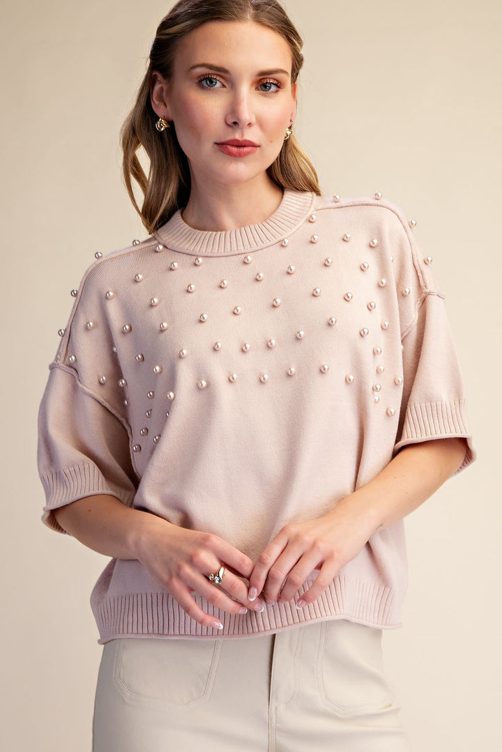 Joelle Sweater in beige — view 1
