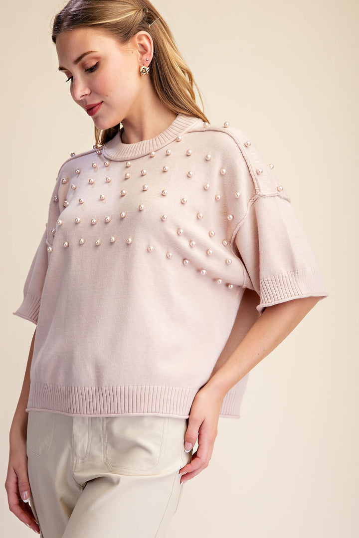 Joelle Sweater in beige — view 3