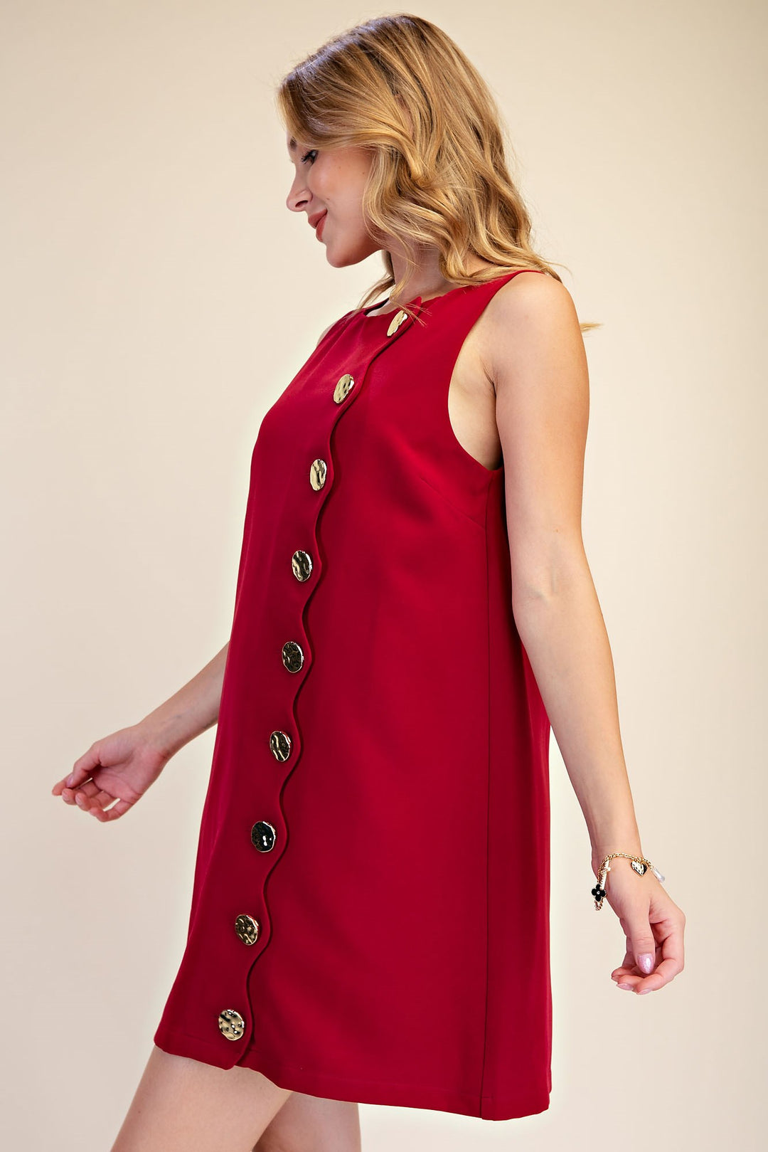 Astrid Dress - Burgundy