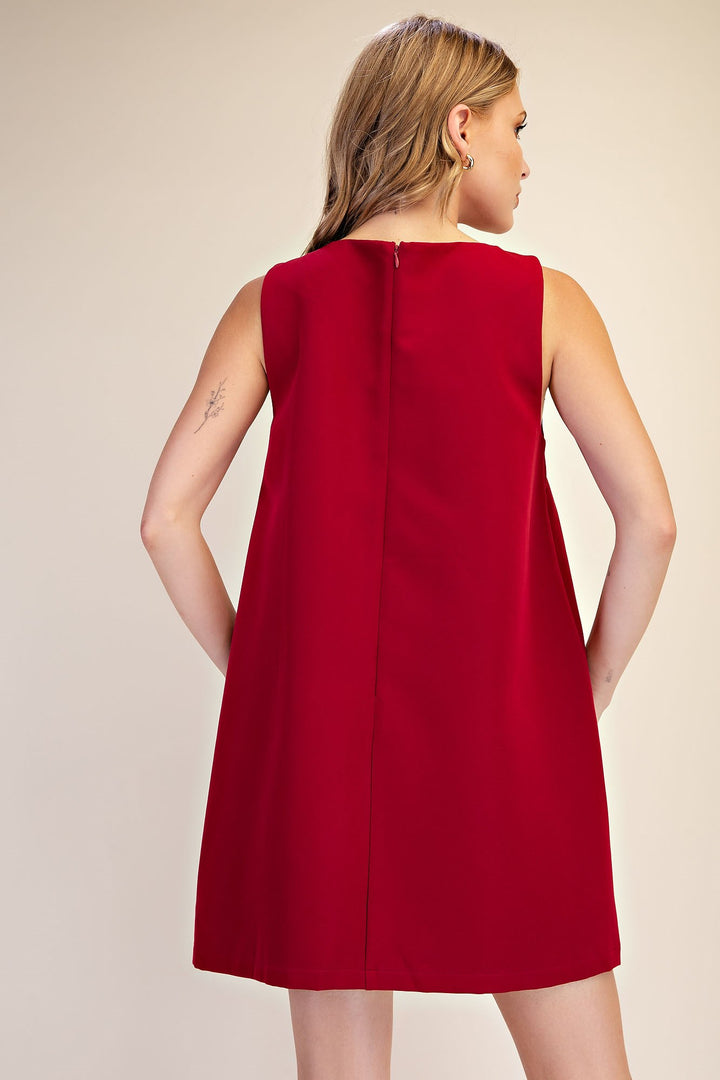 Astrid Dress - Burgundy