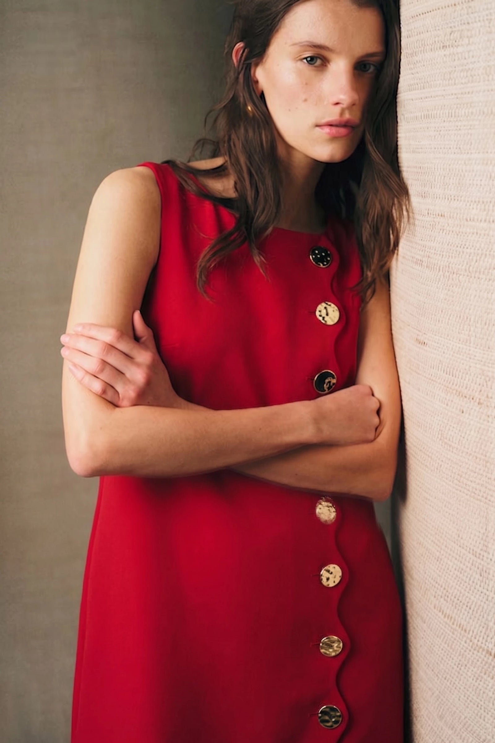 Astrid Dress - Burgundy