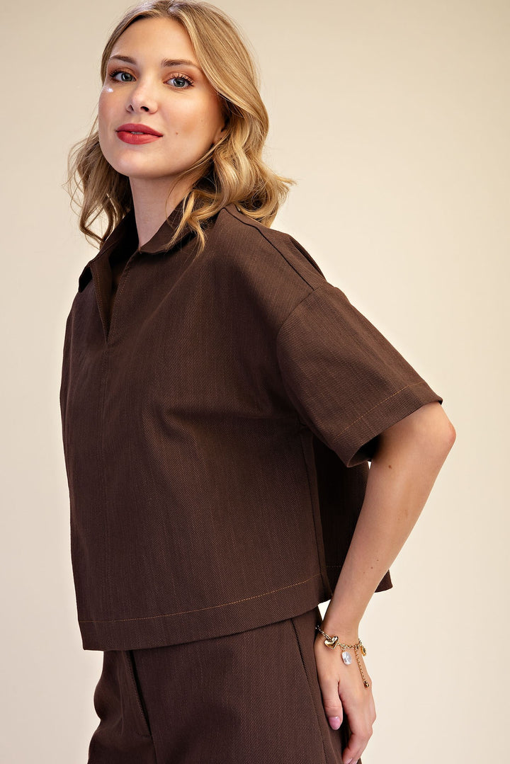 Frankie Top - Brown