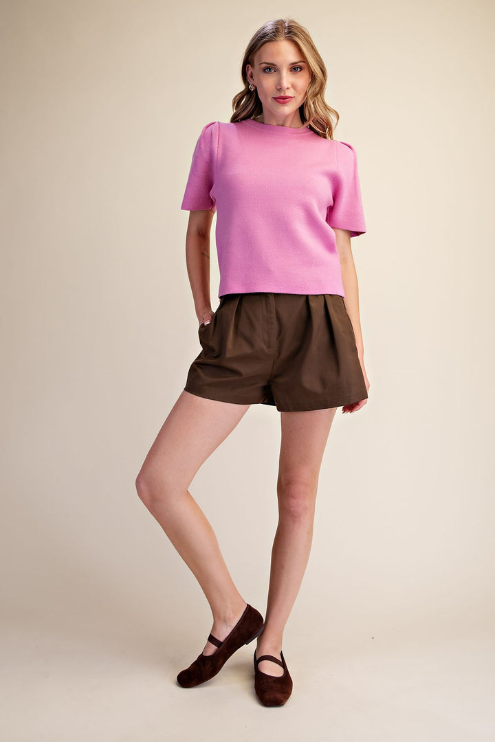 Joni Top in pink — view 2