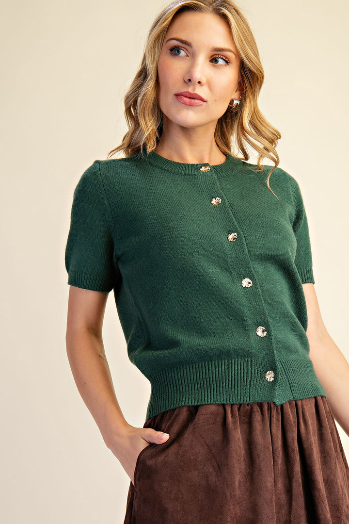 Maggie Cardigan in Green