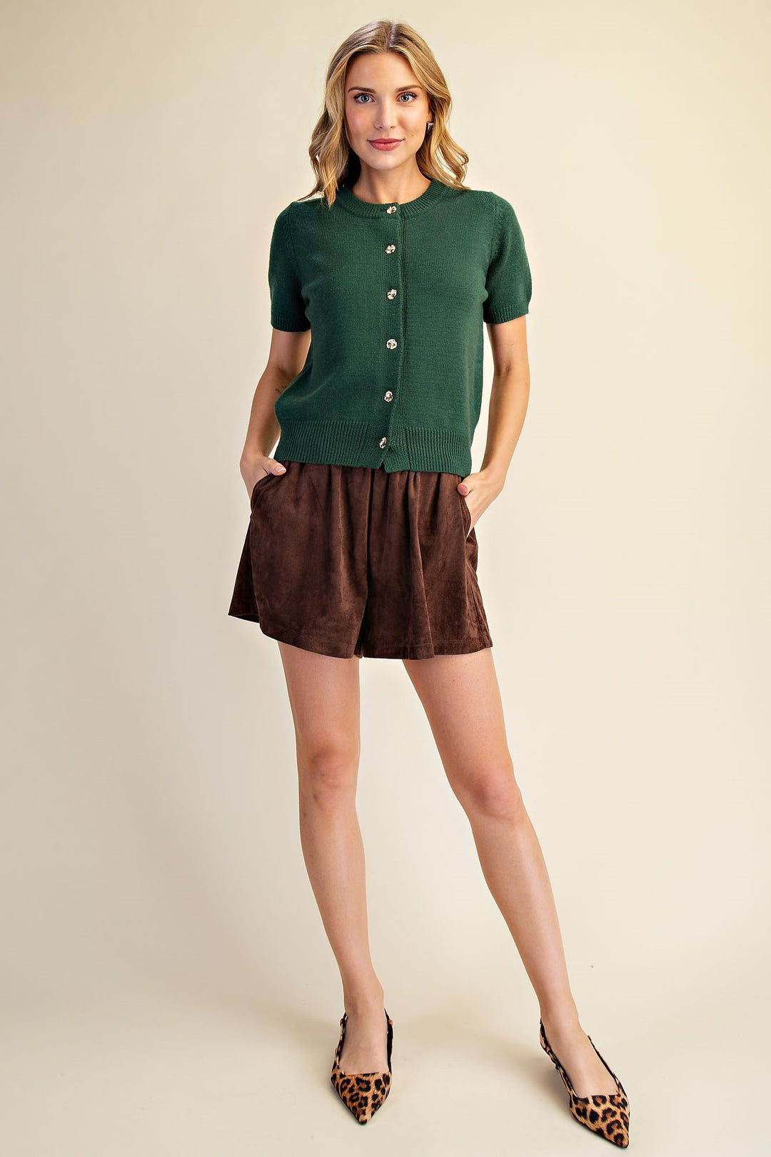 Maggie Cardigan in Green