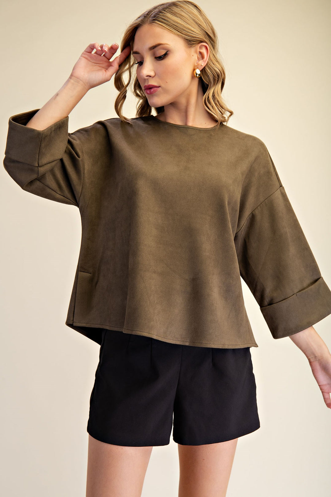 Sawyer Top in Olive