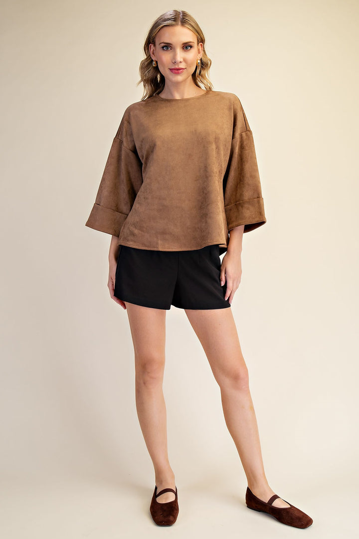 Sawyer Top in Mocha