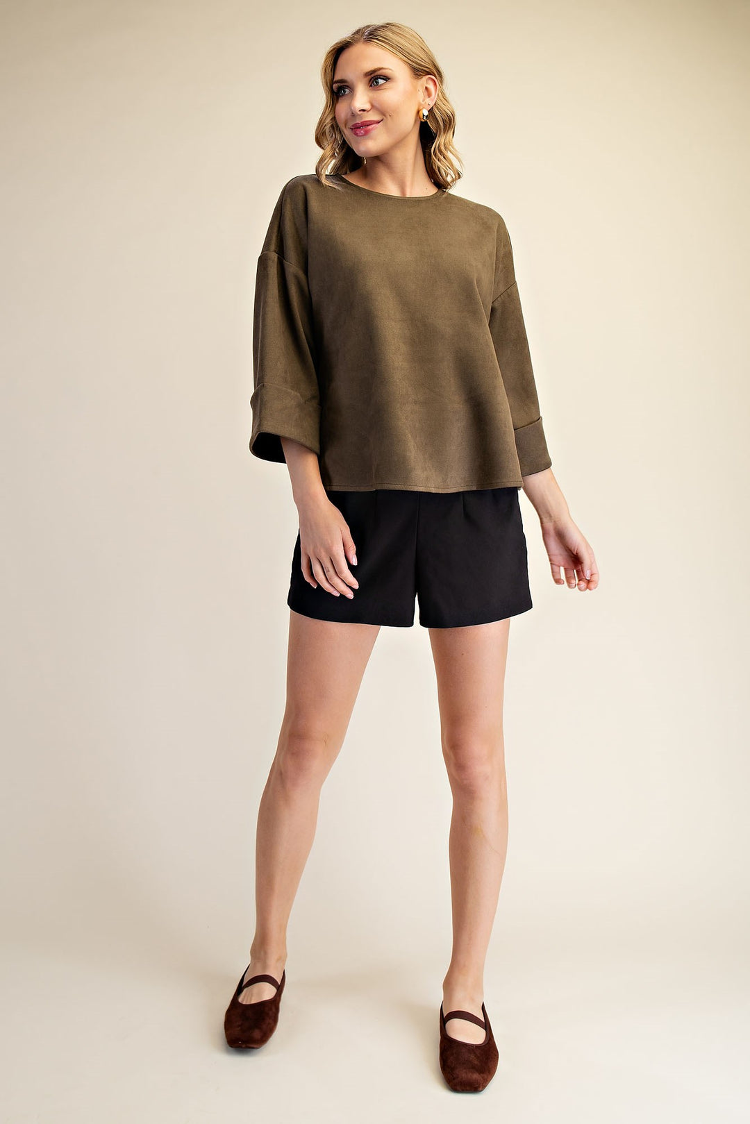 Sawyer Top in Olive