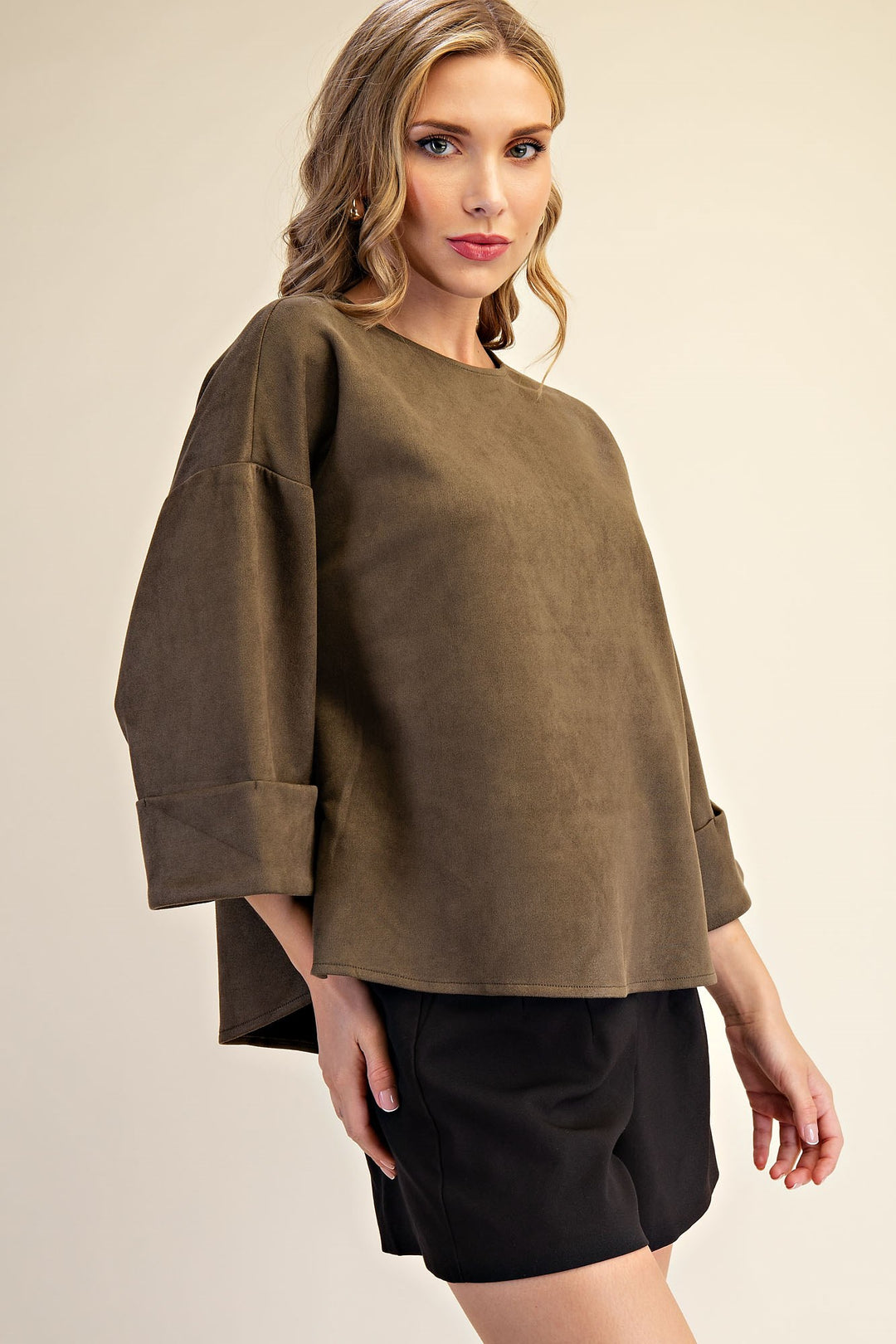 Sawyer Top in Olive