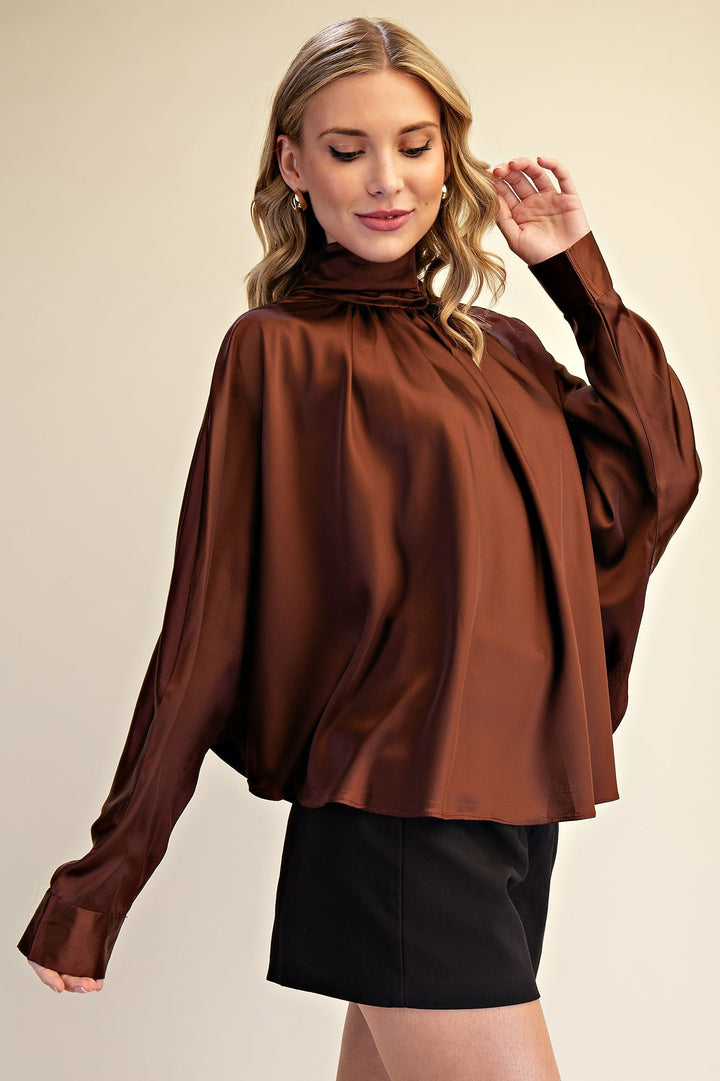 Covington Top in Brown
